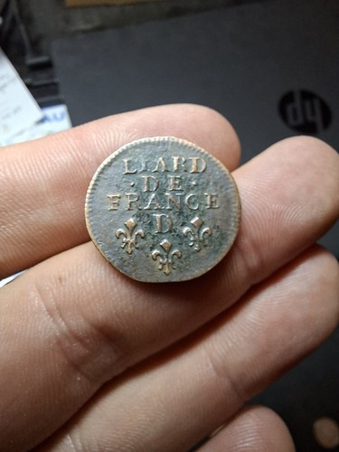 Luigi xiv liardo - xiv, francia