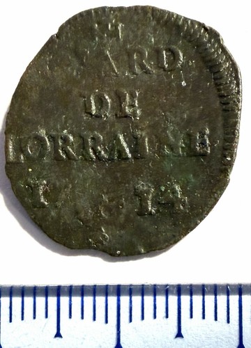 Pezzo liardo lorena 1714 - 1,